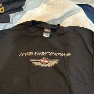 Harley Davidson black short sleeved tee
